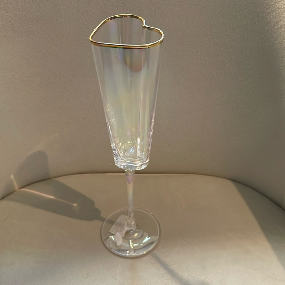 Glass champagne glass only 1
